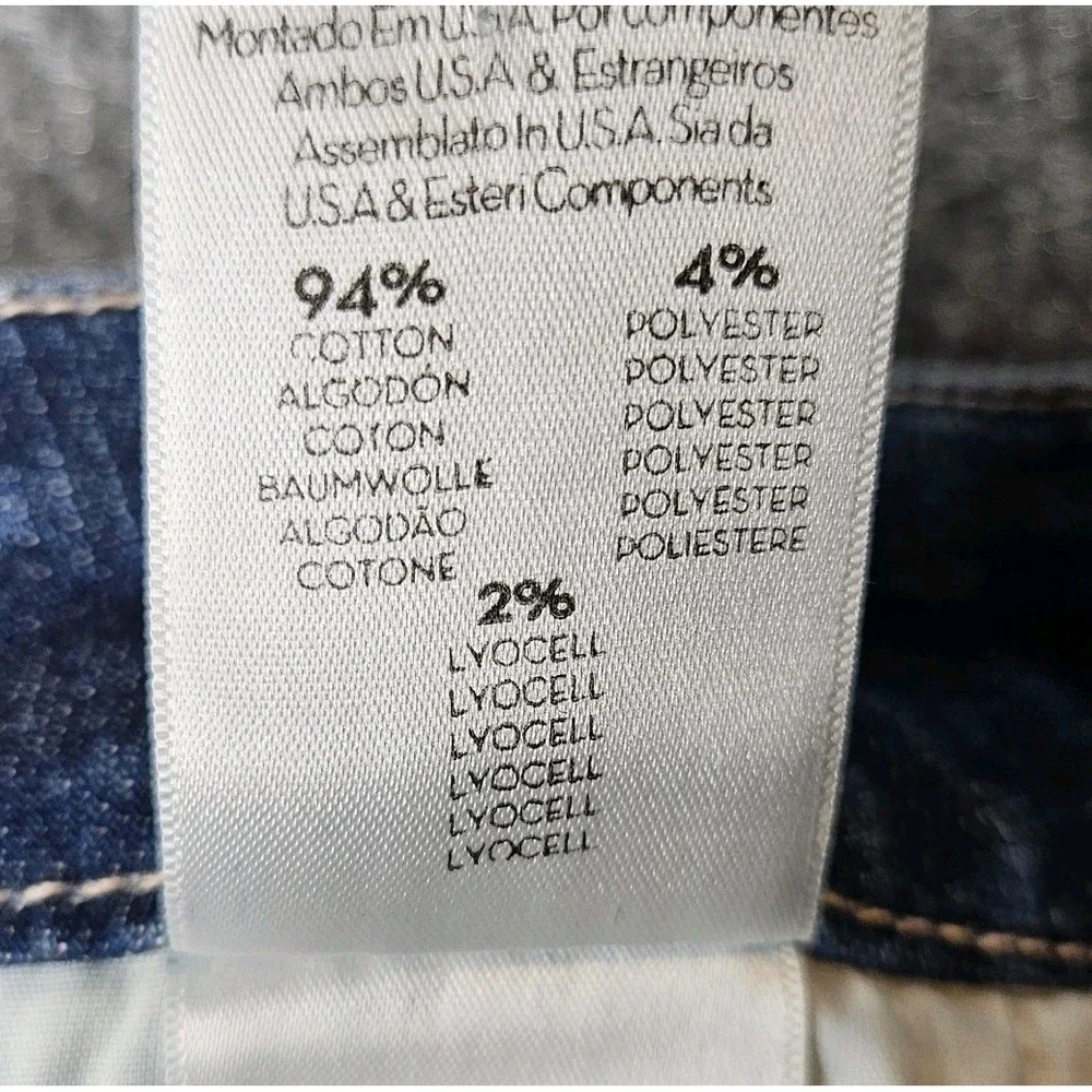 MOTHER Blue Cropped Ankle Jeans
